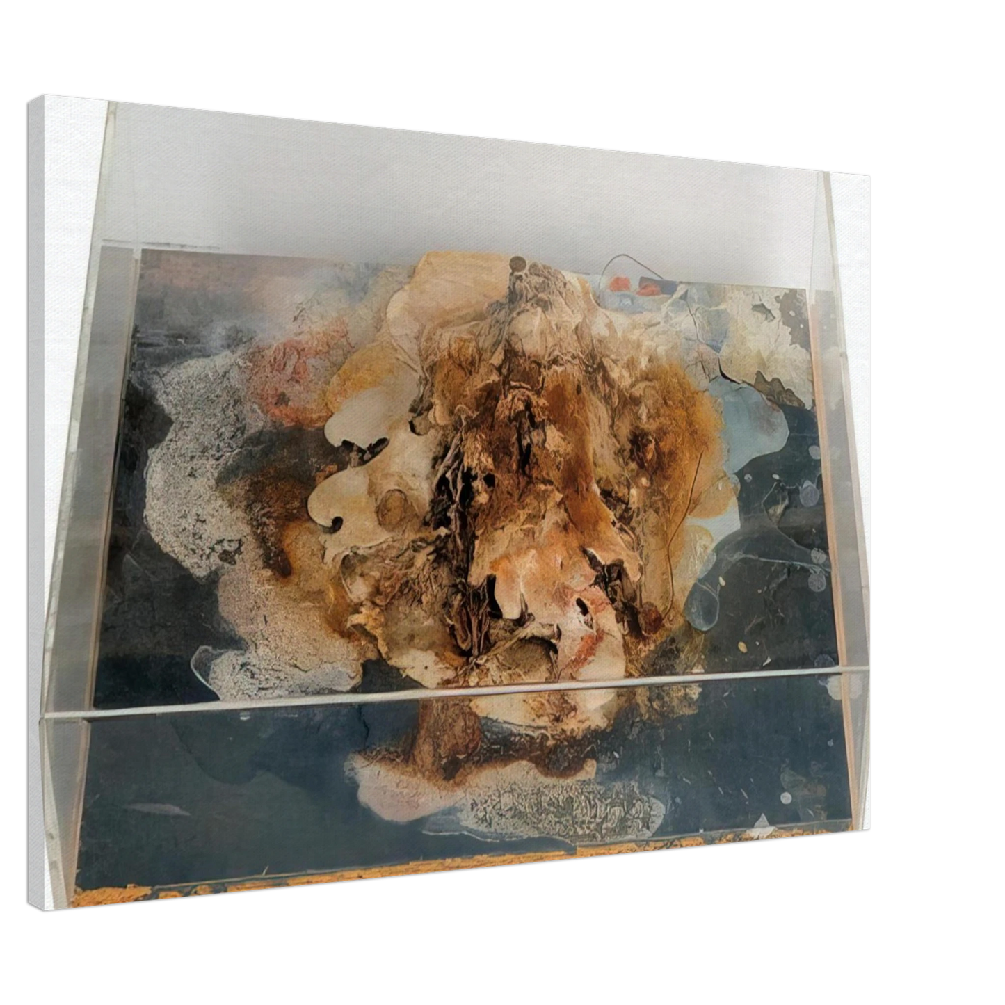 Dieter Roth - Small Island - 1968 Canvas - 20x30 cm / 8x12 inches-canvas