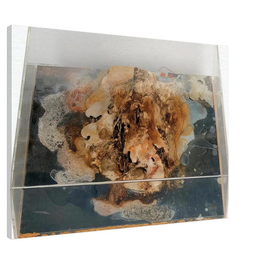 Dieter Roth - Small Island - 1968 Canvas - 20x30 cm / 8x12 inches-canvas