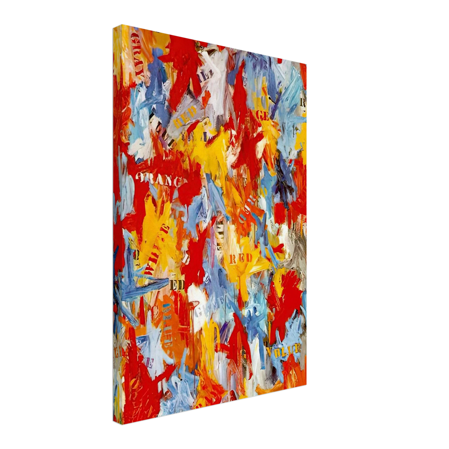 Jasper Johns - FALSE START 1959 Canvas - 70x100 cm / 28x40 inches-canvas