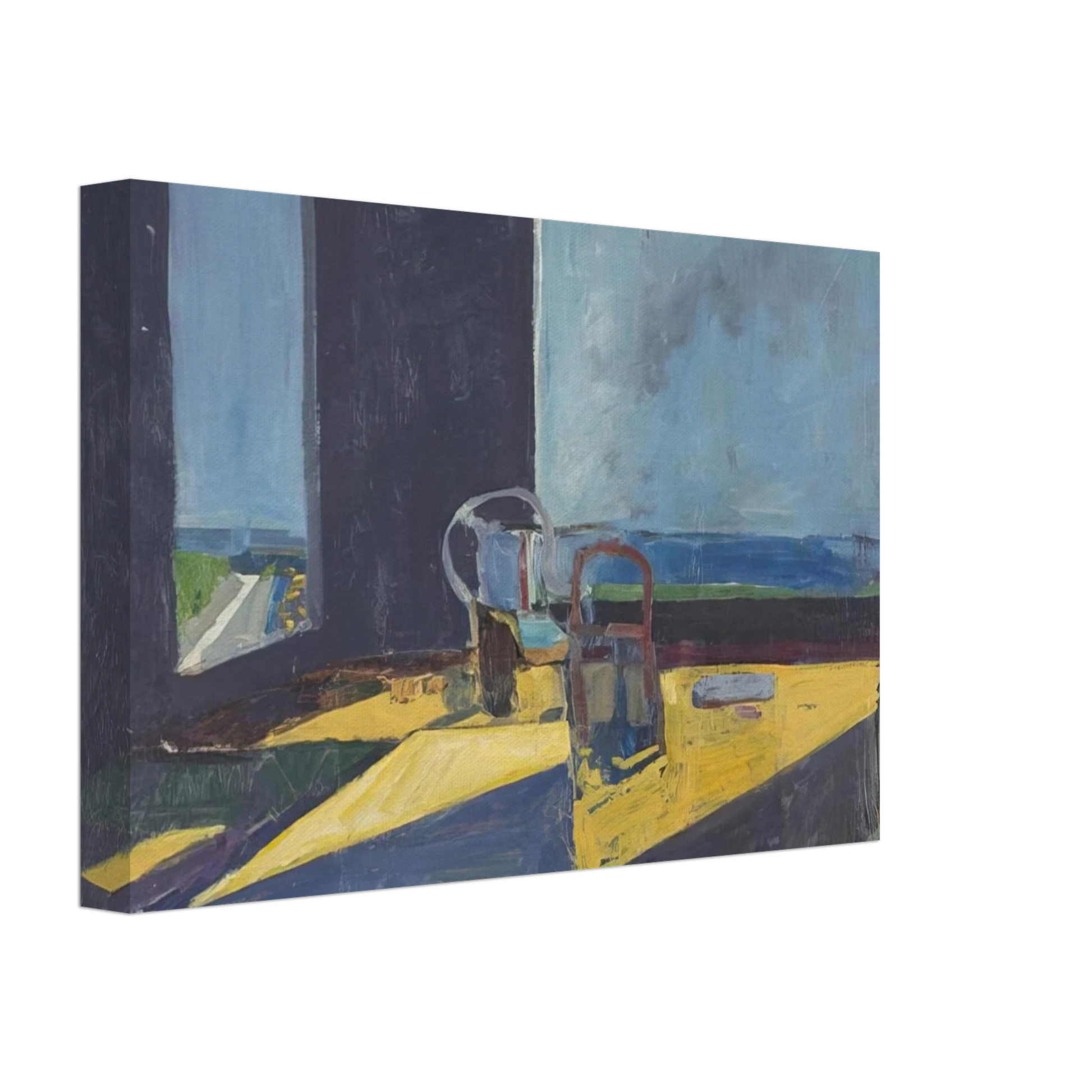 Richard Diebenkorn - Interior with View of the Ocean Canvas - 70x100 cm / 28x40 inches-canvas