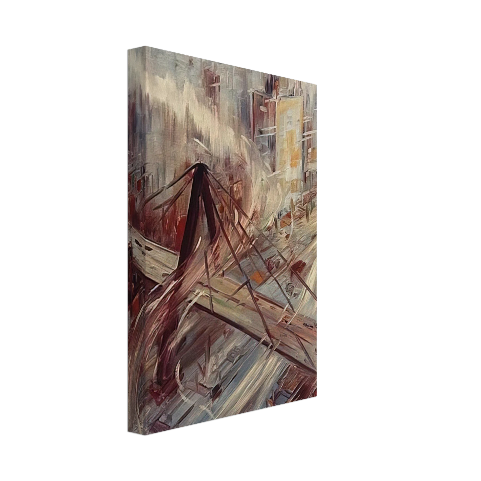 Konrad Zuse - Untitled - 1967 Canvas - 40x60 cm / 16x24 inches-canvas