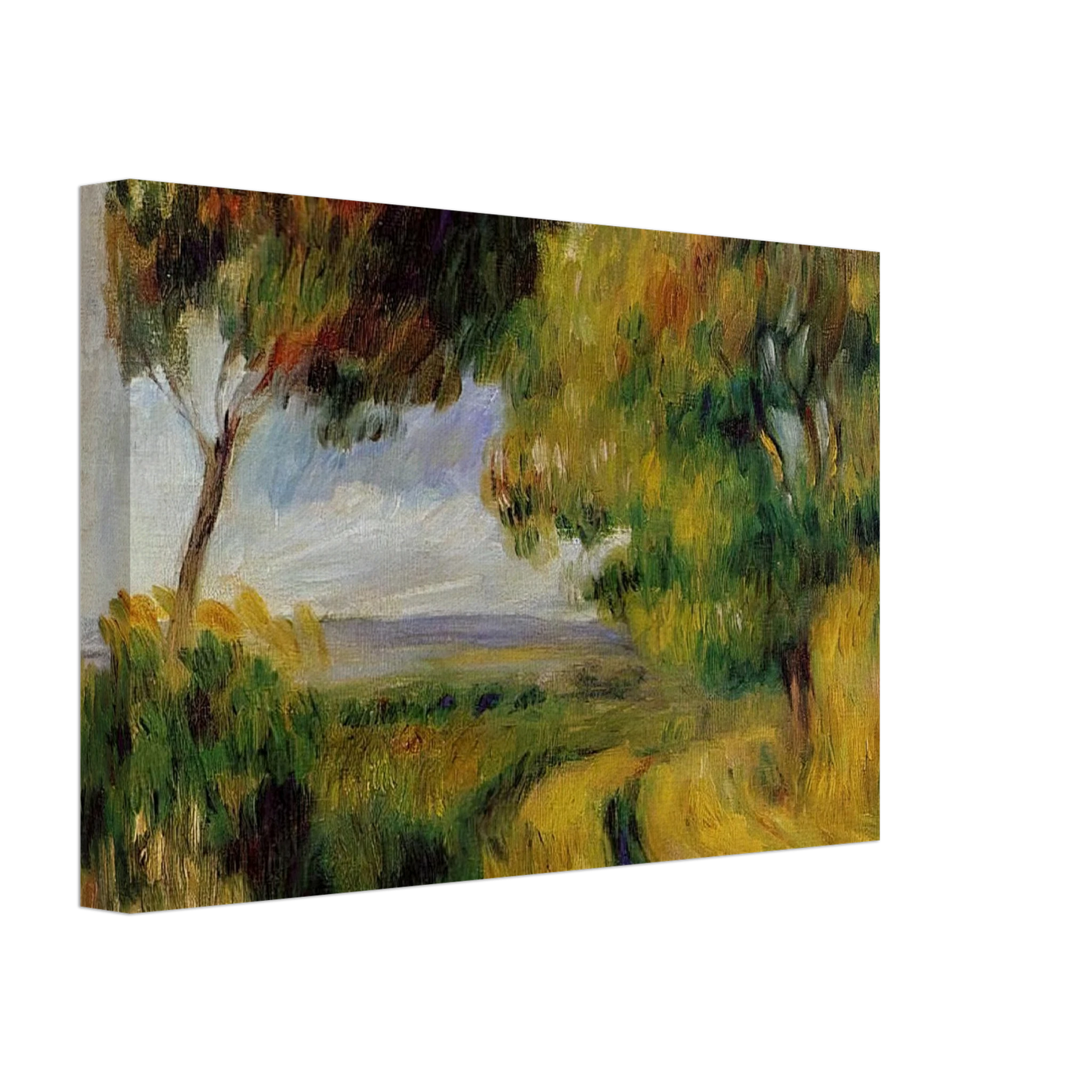 Pierre-Auguste Renoir - Breton Landscape Trees and Moor Canvas - 40x60 cm / 16x24 inches-canvas