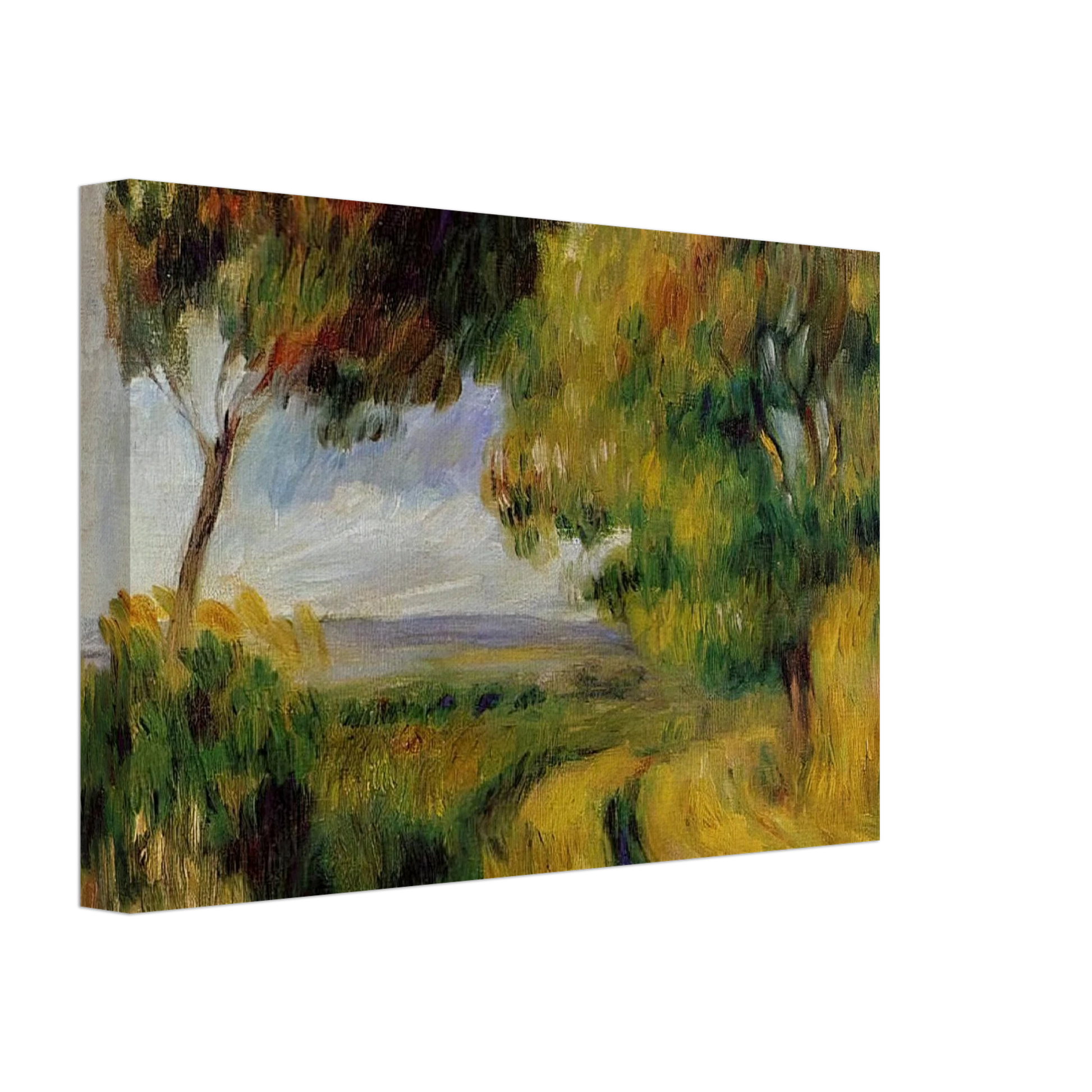 Pierre-Auguste Renoir - Breton Landscape Trees and Moor Canvas - 40x60 cm / 16x24 inches-canvas