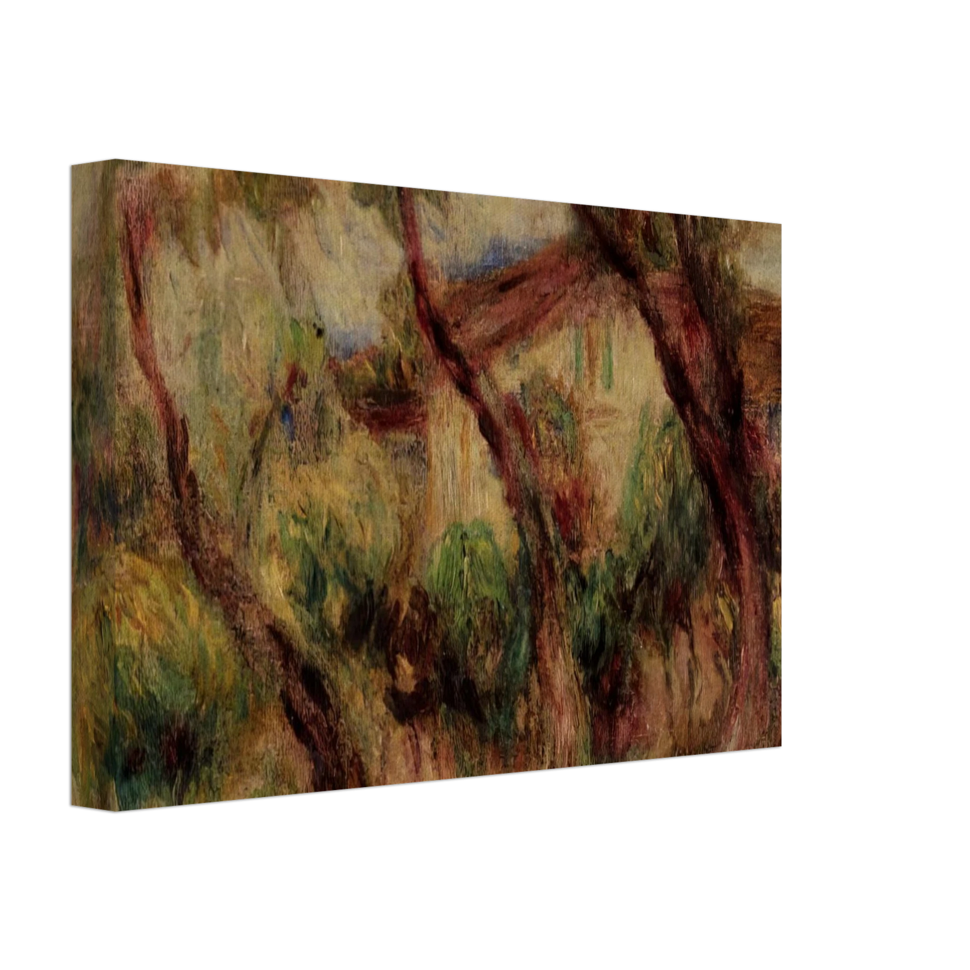 Pierre-Auguste Renoir - In the Garden of Collettes at Cagnes Canvas - 70x100 cm / 28x40 inches-canvas