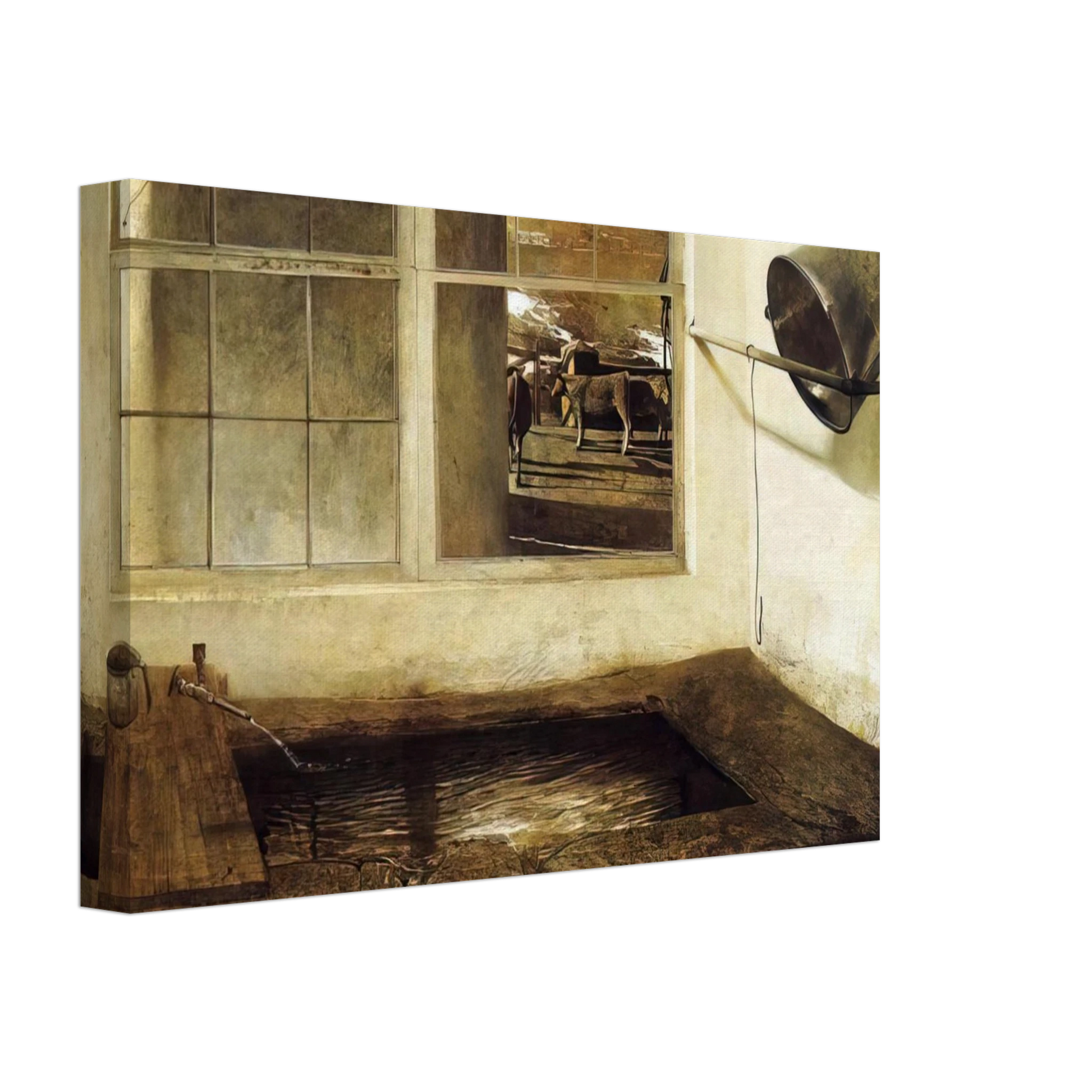 Andrew Wyeth - SPRING FED Canvas - 70x100 cm / 28x40 inches-canvas