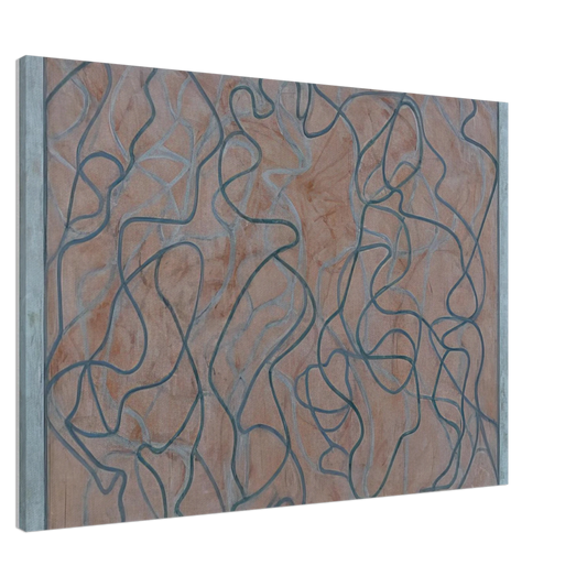 Brice Marden - Polke Letter - 2011 Canvas - 20x30 cm / 8x12 inches-canvas