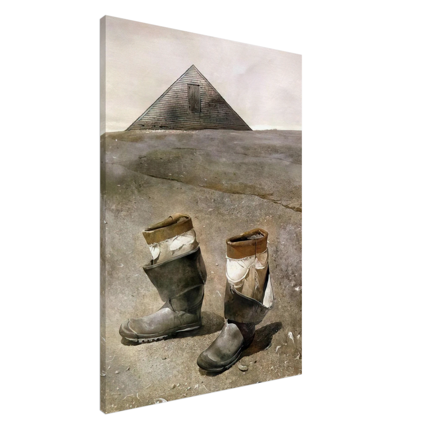 Andrew Wyeth - SEA BOOTS Canvas - 20x30 cm / 8x12 inches-canvas