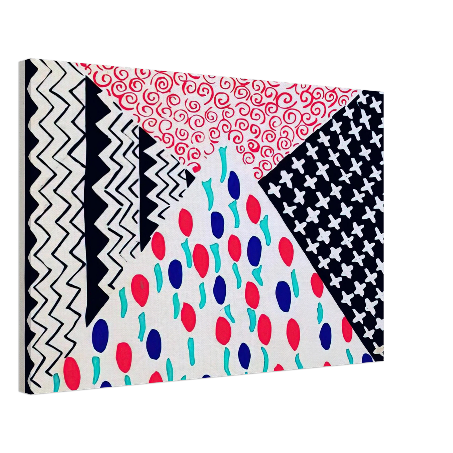 Sonia Delaunay - COMPOSITION 39 Canvas - 70x100 cm / 28x40 inches-canvas