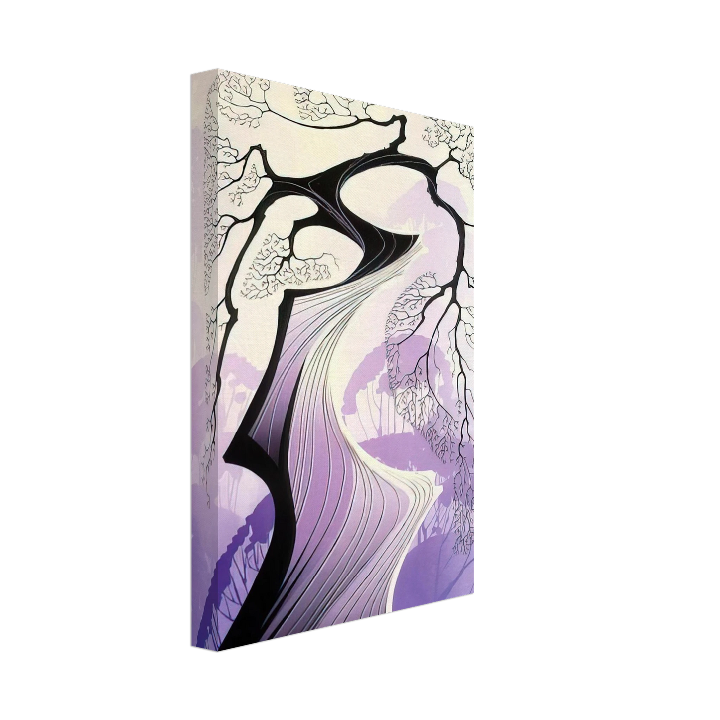 Eyvind Earle - Carmel Cypress Canvas - 40x60 cm / 16x24 inches-canvas