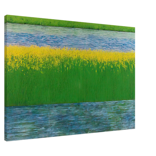 Jimmy Ernst - Sea of Grass - 1983 Canvas - 20x30 cm / 8x12 inches-canvas