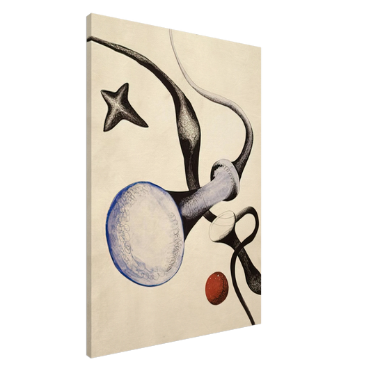 Alexander Calder - UNTITLED 1932 Canvas - 20x30 cm / 8x12 inches-canvas