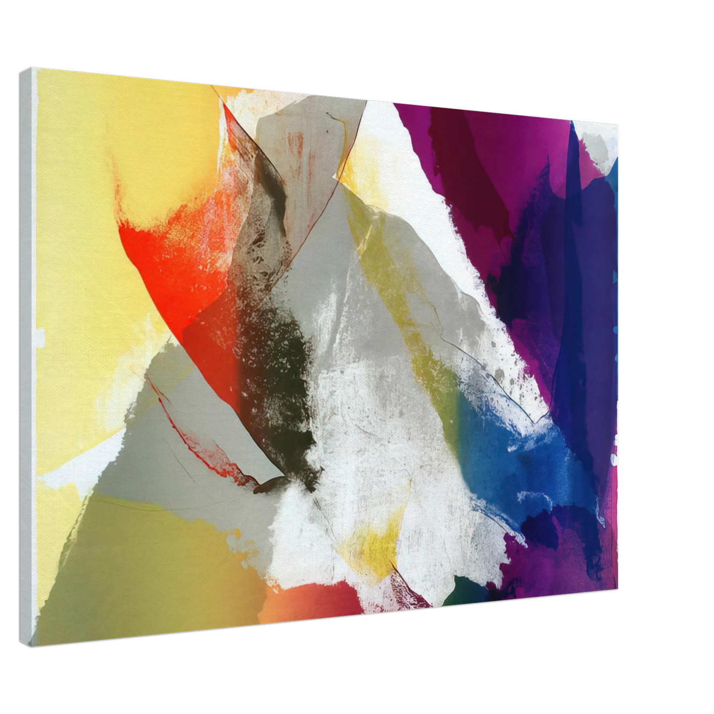 Paul Jenkins - Abstract Composition Canvas - 20x30 cm / 8x12 inches-canvas