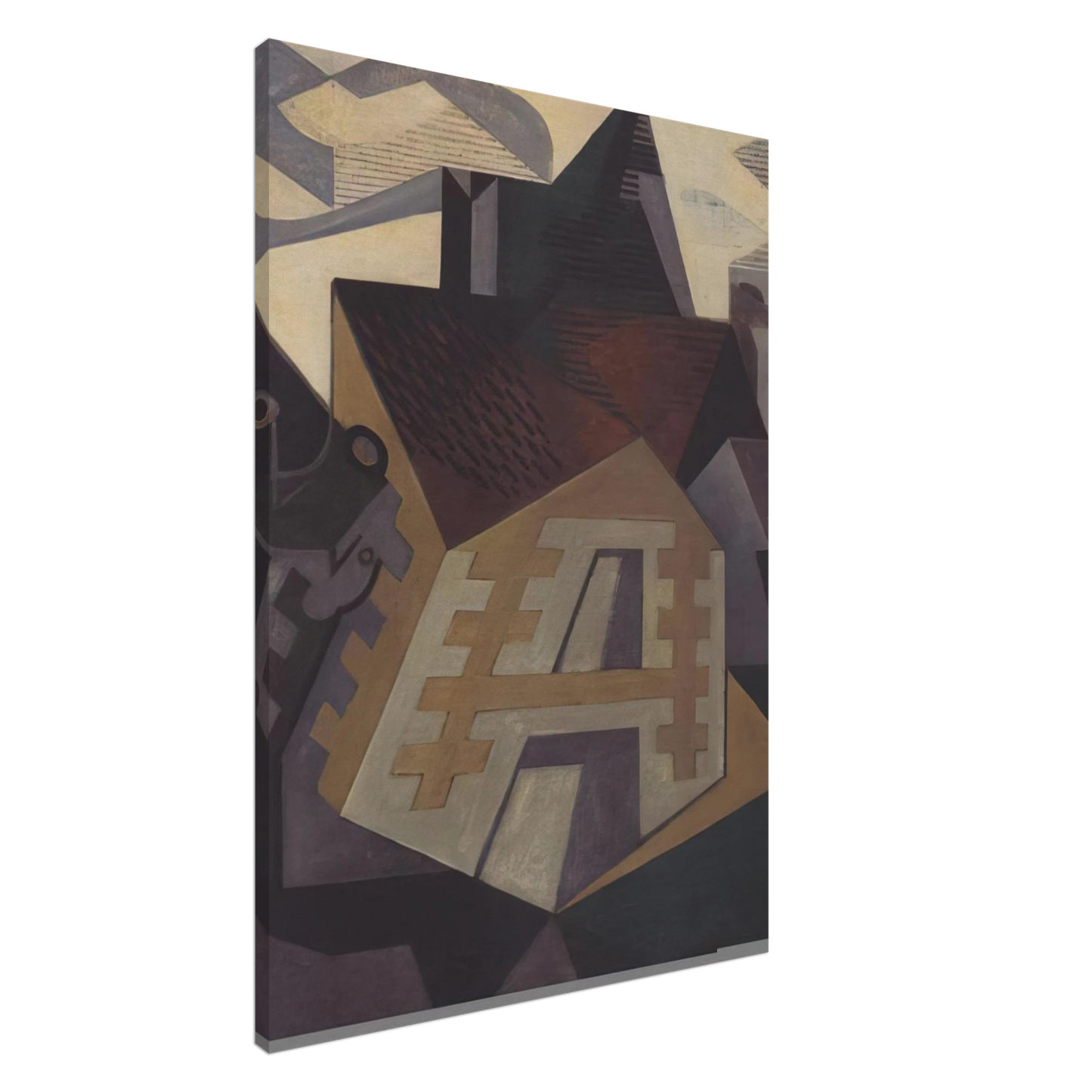 Juan Gris - LANDSCAPE AT BEAULIEU 1918 Canvas - 20x30 cm / 8x12 inches-canvas