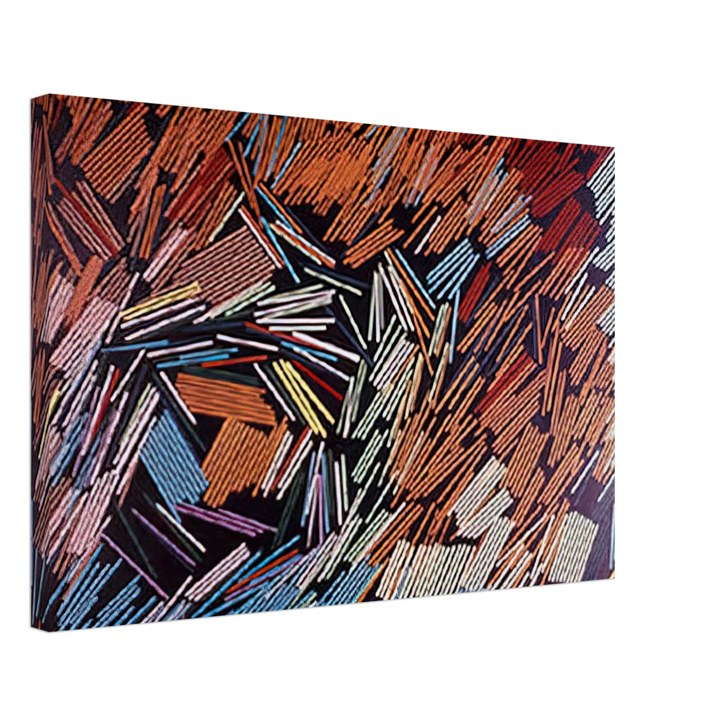 Ronnie Landfield - November - 1968 Canvas - 40x60 cm / 16x24 inches-canvas