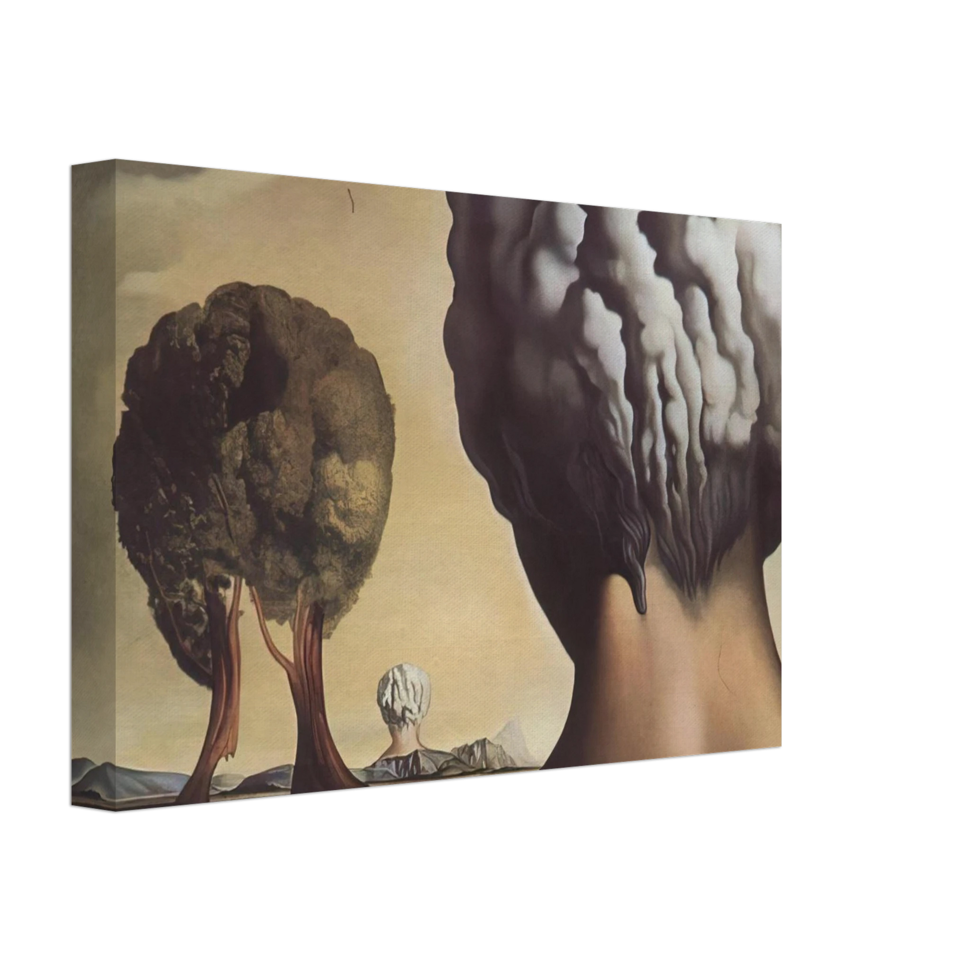 Salvador Dali - HREE SPHINXES OF BIKINI Canvas - 70x100 cm / 28x40 inches-canvas