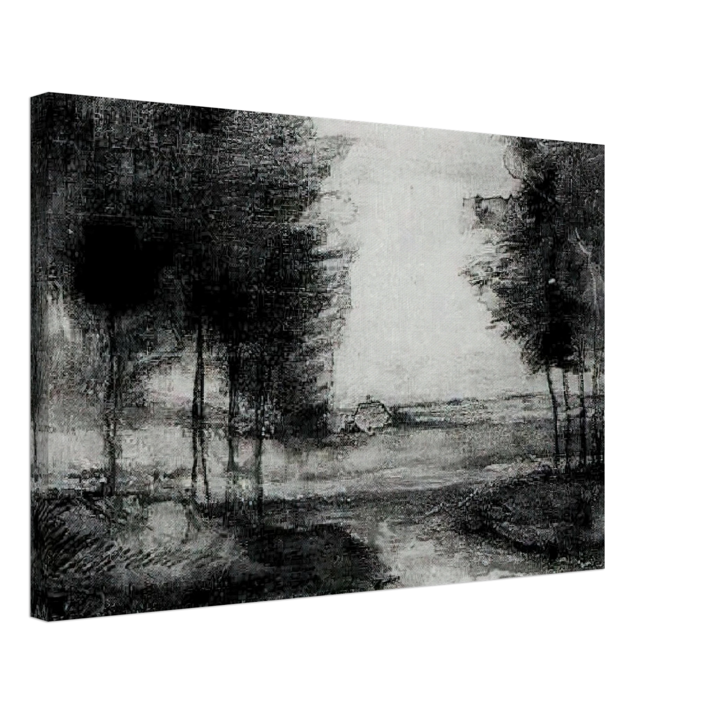 Vincent van Gogh - Landscape Canvas - 40x60 cm / 16x24 inches-canvas