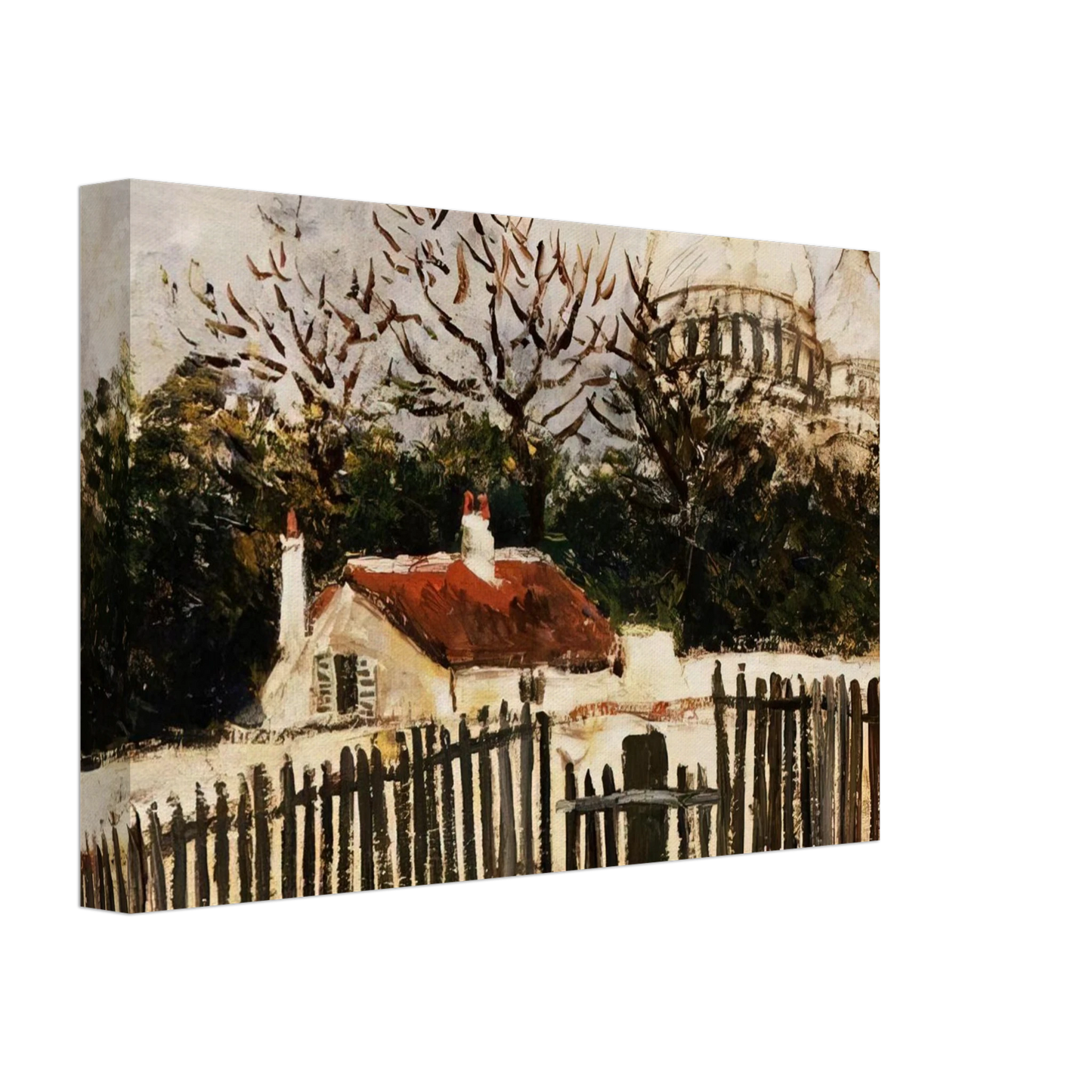 Maurice Utrillo - SACRE COEUR 2 Canvas - 70x100 cm / 28x40 inches-canvas