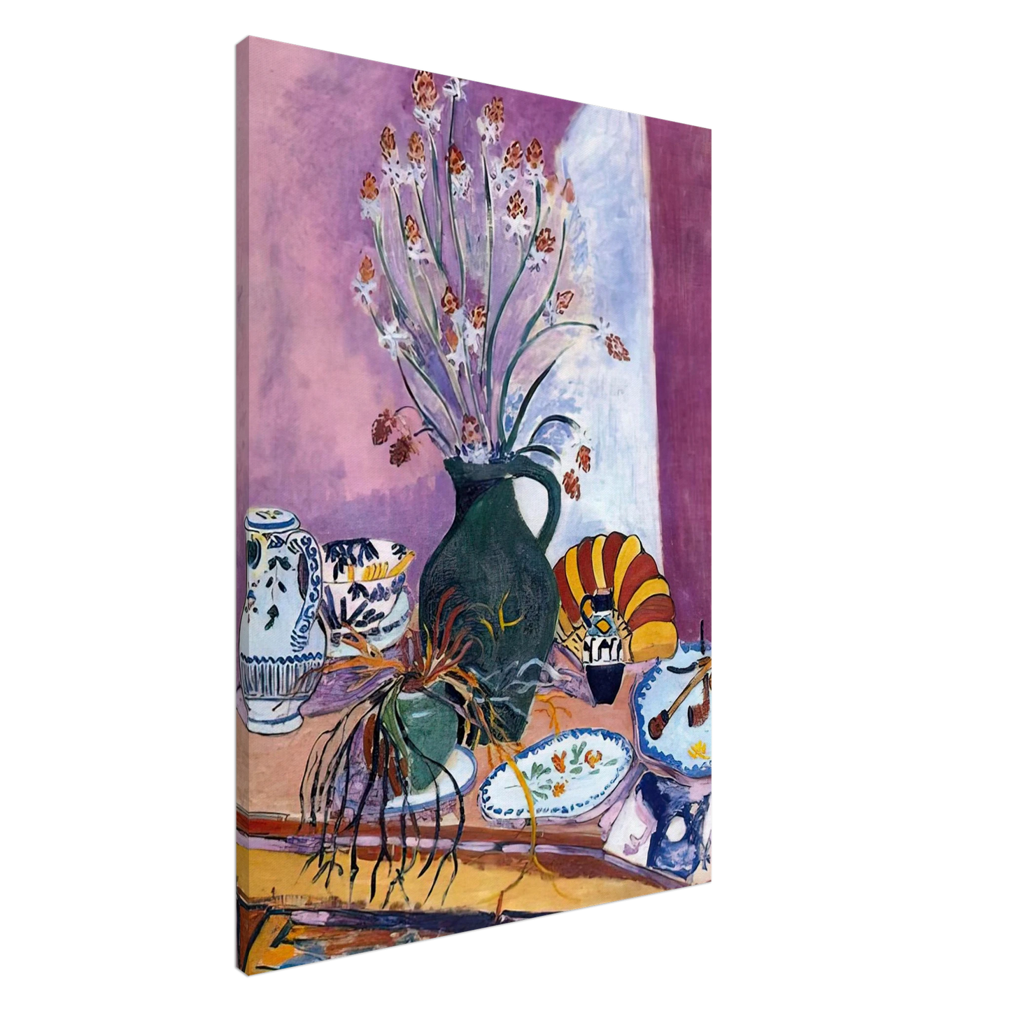 Henri Matisse - STILL LIFE WITH FLOWERS Canvas - 20x30 cm / 8x12 inches-canvas