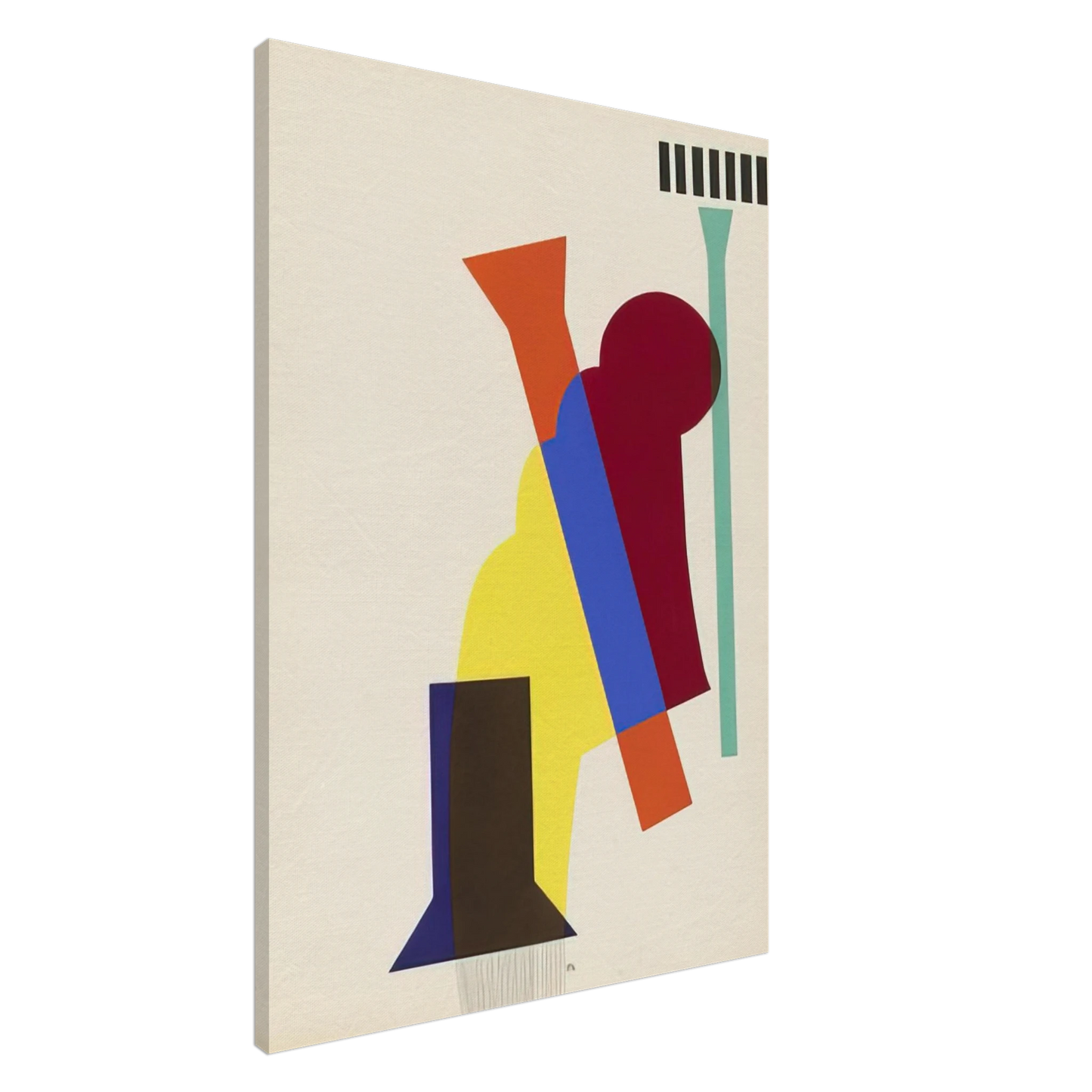 Man Ray - CONCRETE MIXER FROM THE PORTFOLIO REVOLVING DOORS 1926 Canvas - 20x30 cm / 8x12 inches-canvas