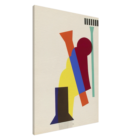 Man Ray - CONCRETE MIXER FROM THE PORTFOLIO REVOLVING DOORS 1926 Canvas - 20x30 cm / 8x12 inches-canvas