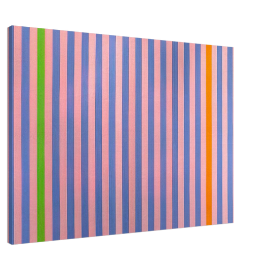 Gene Davis - Sweet Score-Skylark - 1960 Canvas - 20x30 cm / 8x12 inches-canvas