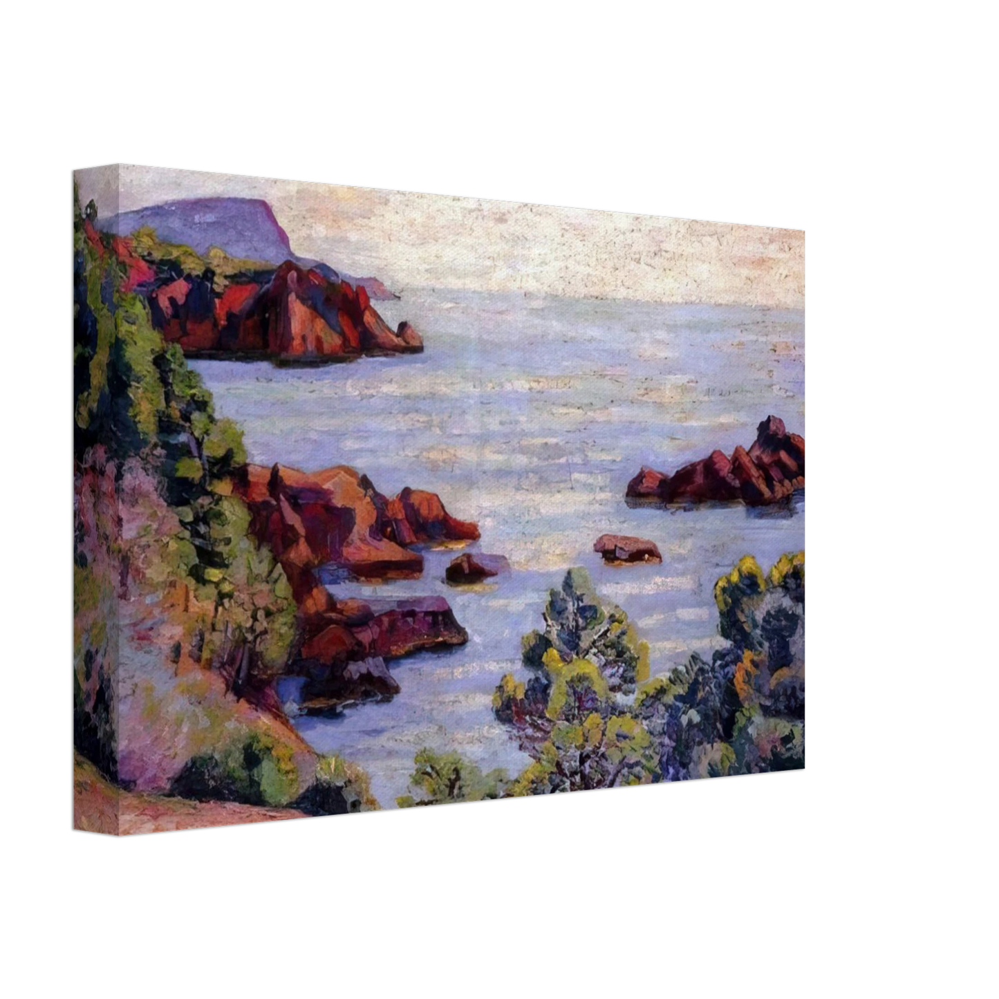 Armand Guillaumin - Paysage du Midi - 1905 Canvas - 40x60 cm / 16x24 inches-canvas