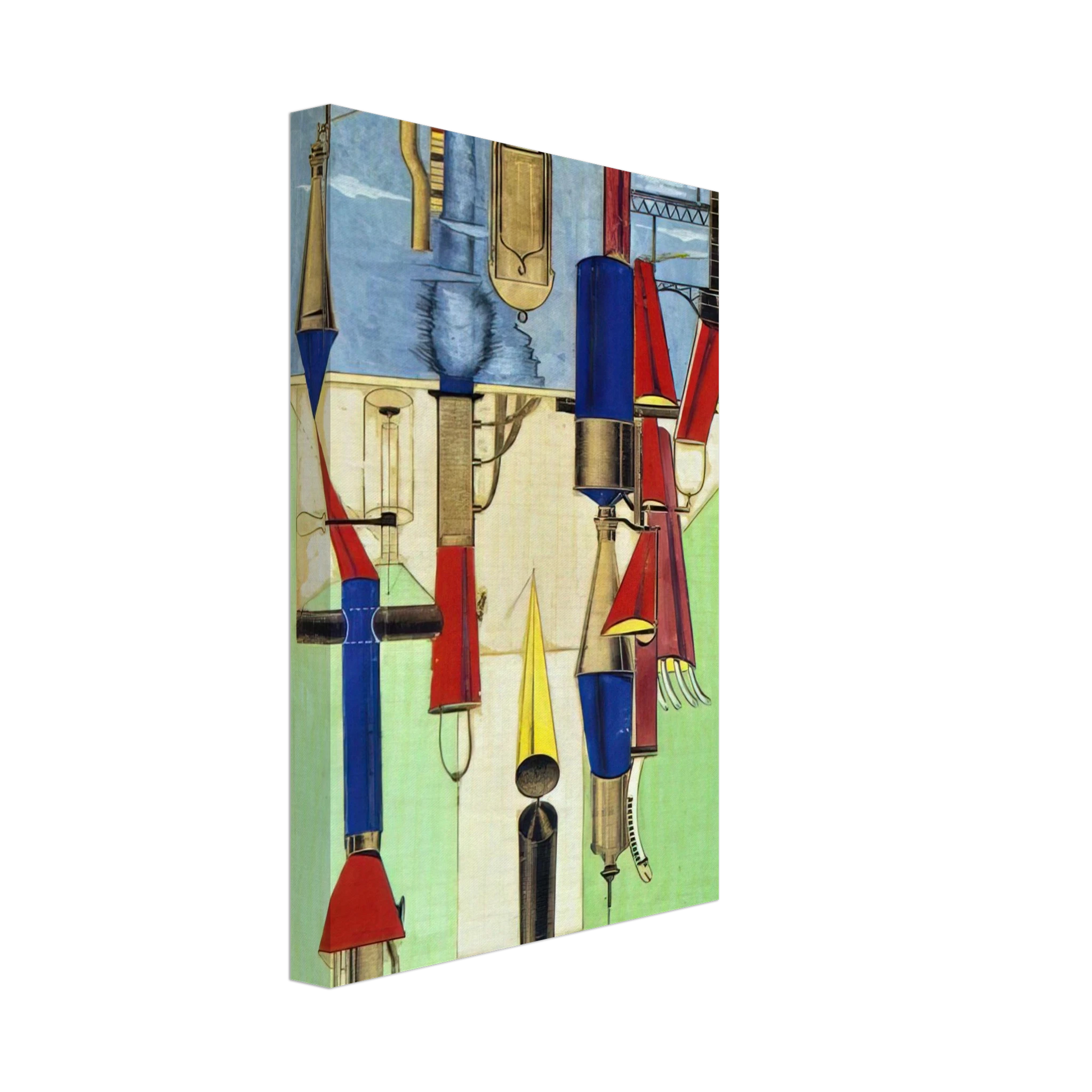 Max Ernst - Hydrometric Demonstration Canvas - 70x100 cm / 28x40 inches-canvas