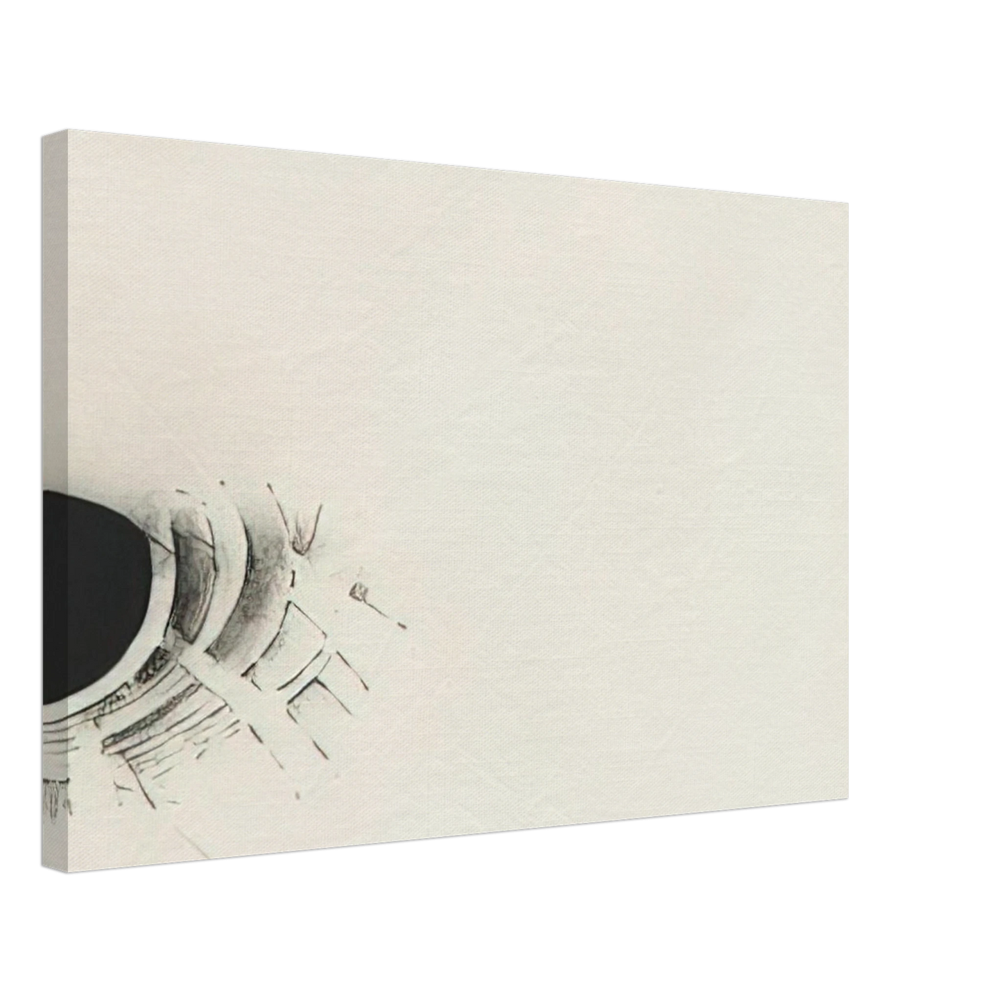 Lee Bontecou - UNTITLED 1960 1 Canvas - 70x100 cm / 28x40 inches-canvas