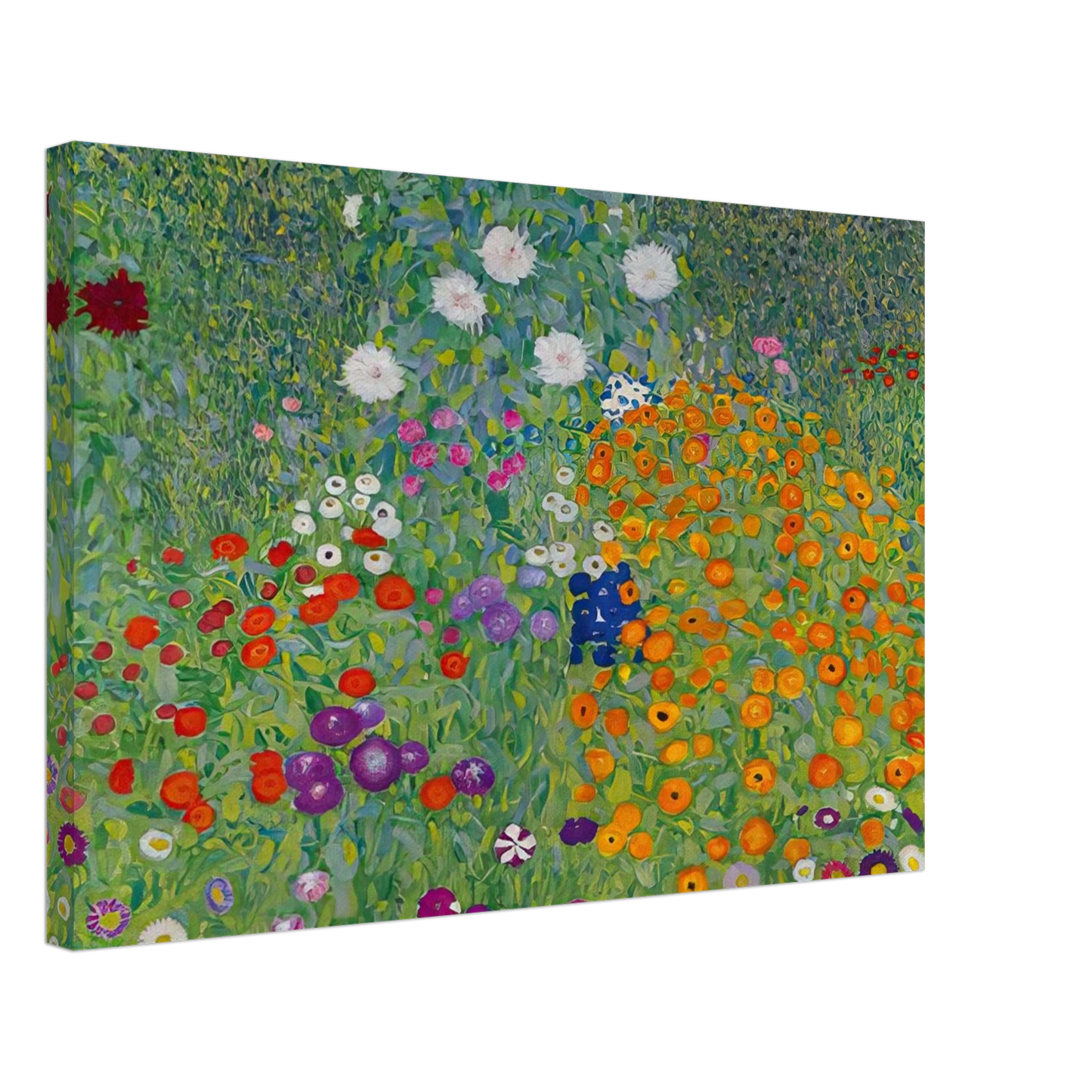 Gustav Klimt - BLUMENGARTEN 1907 Canvas - 70x100 cm / 28x40 inches-canvas