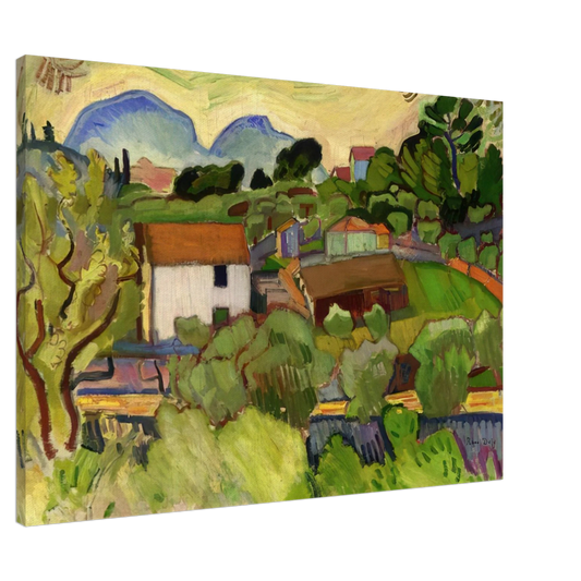 Raoul Dufy - THE RIVER Canvas - 20x30 cm / 8x12 inches-canvas