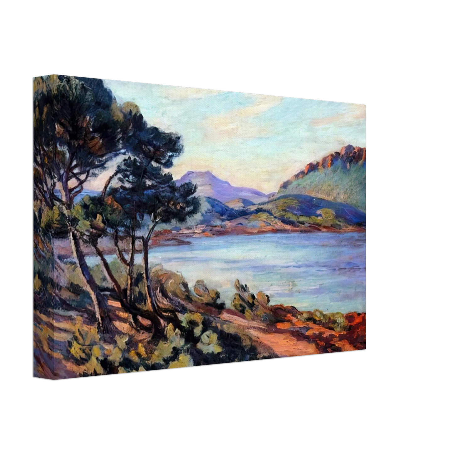 Armand Guillaumin - Agay Bay - 1910 Canvas - 40x60 cm / 16x24 inches-canvas