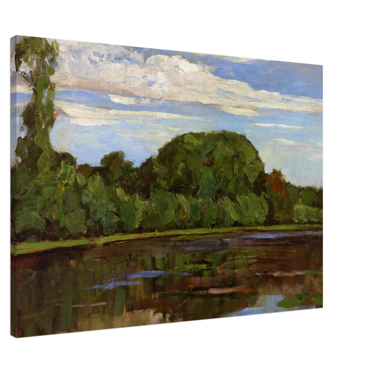 Piet Mondrian - Geinrust Farm with Isolated Tree Canvas - 20x30 cm / 8x12 inches-canvas