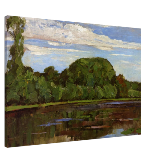 Piet Mondrian - Geinrust Farm with Isolated Tree Canvas - 20x30 cm / 8x12 inches-canvas