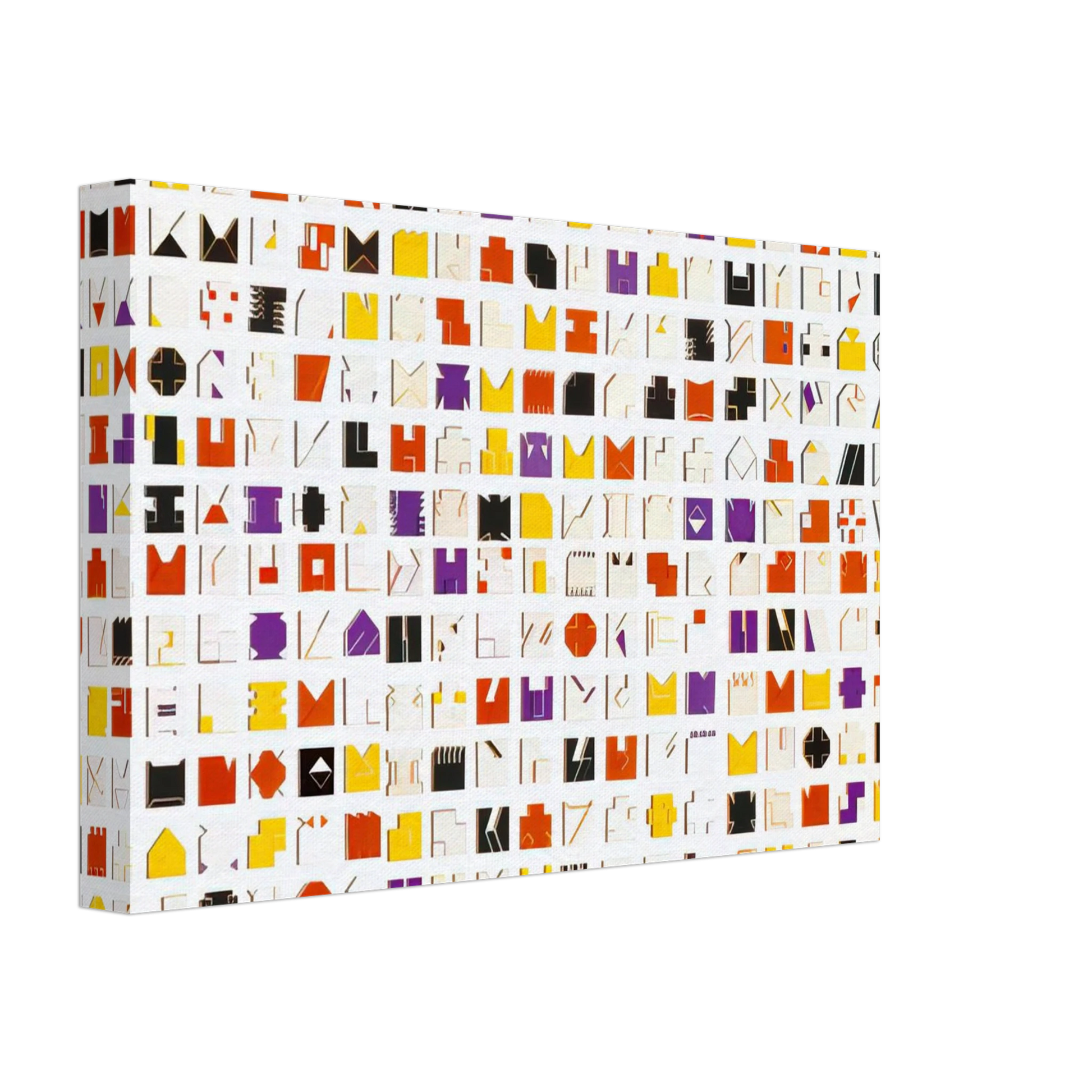 Lygia Pape - Book of Time - 1961 Canvas - 40x60 cm / 16x24 inches-canvas