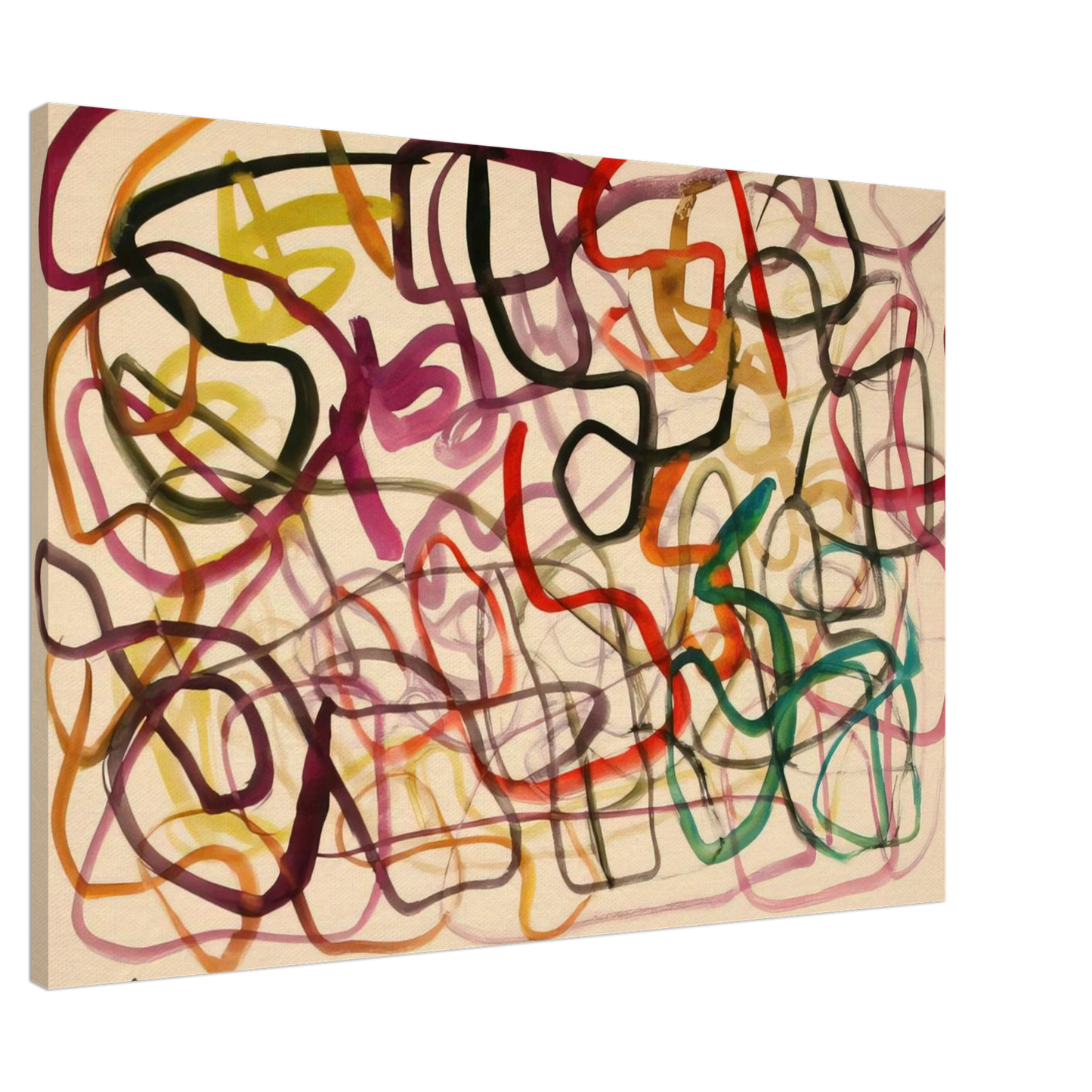 William Saroyan - #21 Saturday October 17, 1964 Fresno - 1964 Canvas - 20x30 cm / 8x12 inches-canvas