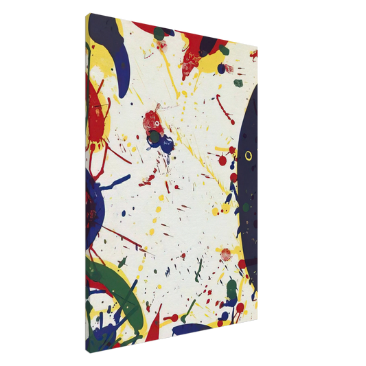 Sam Francis - Blue Bones Canvas - 20x30 cm / 8x12 inches-canvas