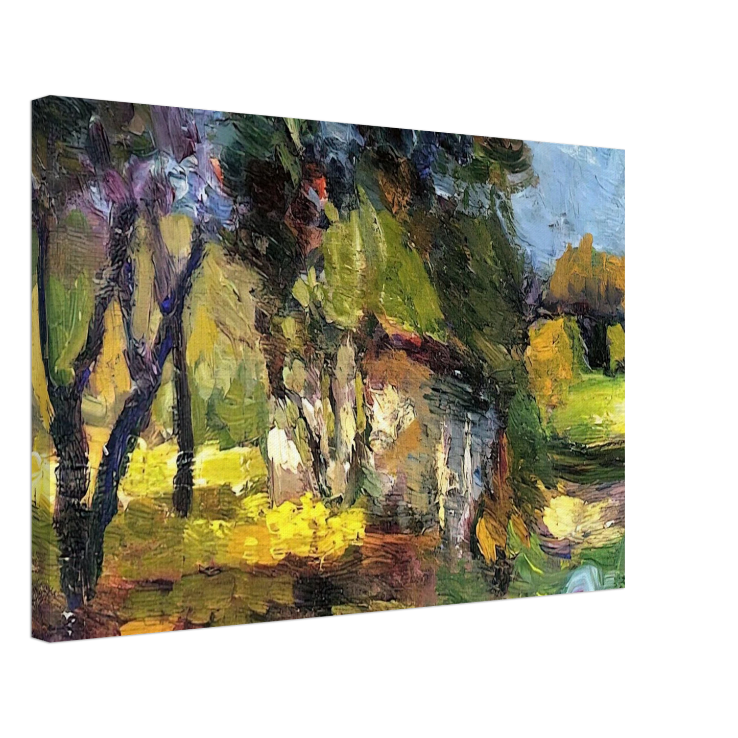 Henri Matisse - LANDSCAPE CORSICA 1898 Canvas - 40x60 cm / 16x24 inches-canvas