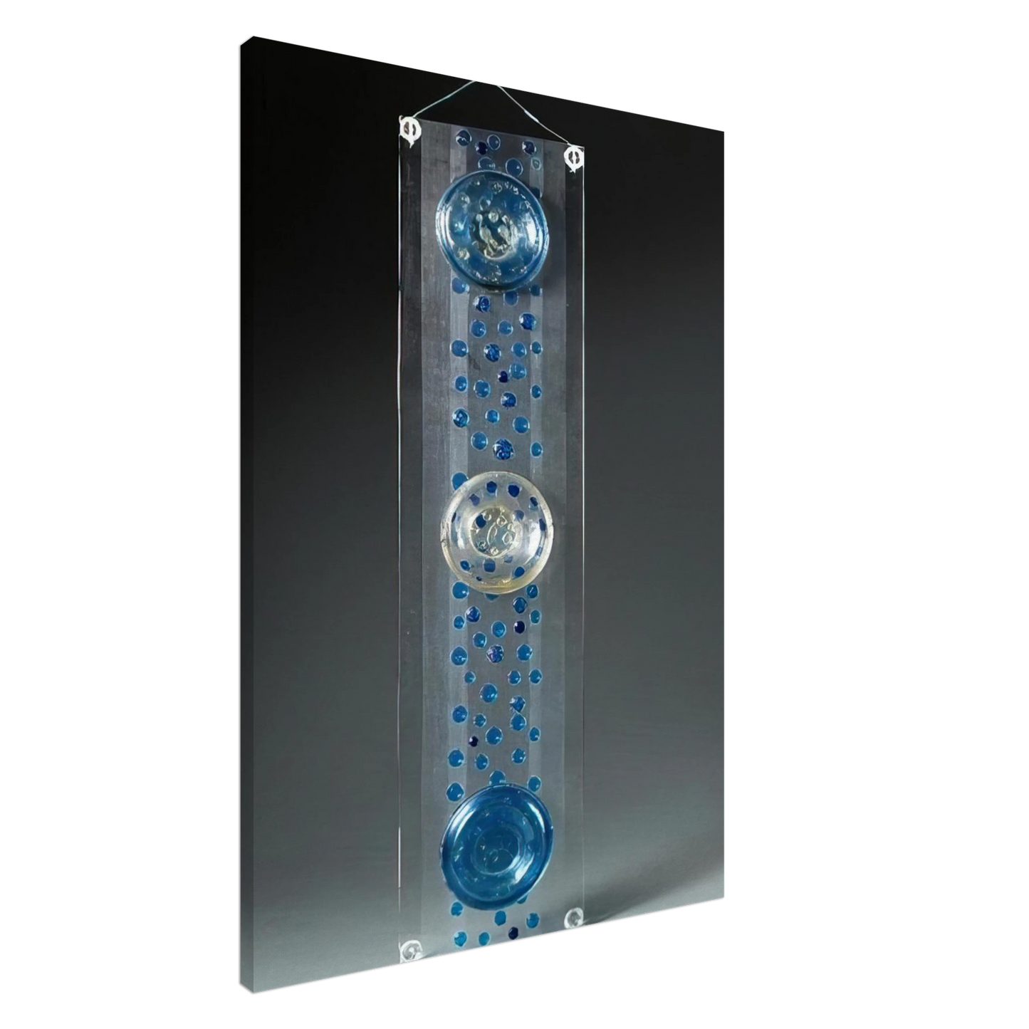 Gyula Kosice - Untitled - Kinetic Art Canvas - 20x30 cm / 8x12 inches-canvas