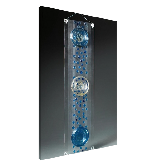 Gyula Kosice - Untitled - Kinetic Art Canvas - 20x30 cm / 8x12 inches-canvas