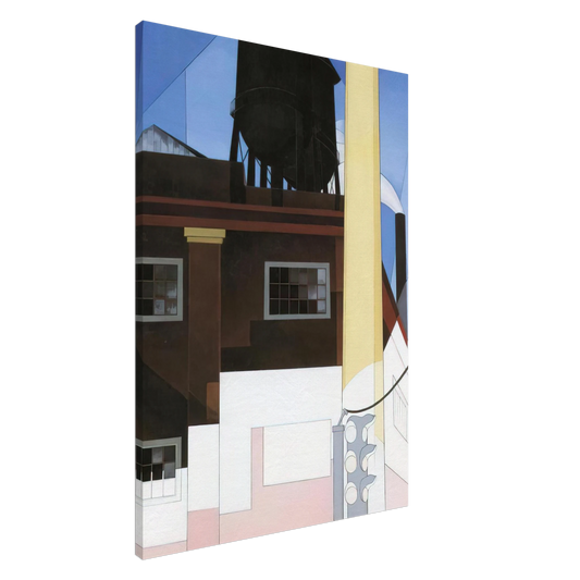 Charles Demuth - And the Home of the Brave - 1931 Canvas - 20x30 cm / 8x12 inches-canvas