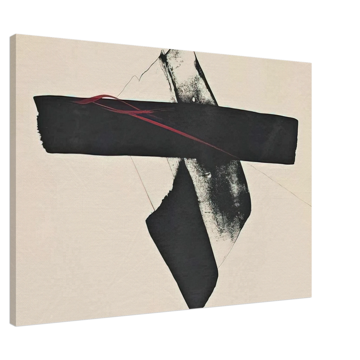 Toko Shinoda - Sound - Abstract Expressionism Canvas - 20x30 cm / 8x12 inches-canvas