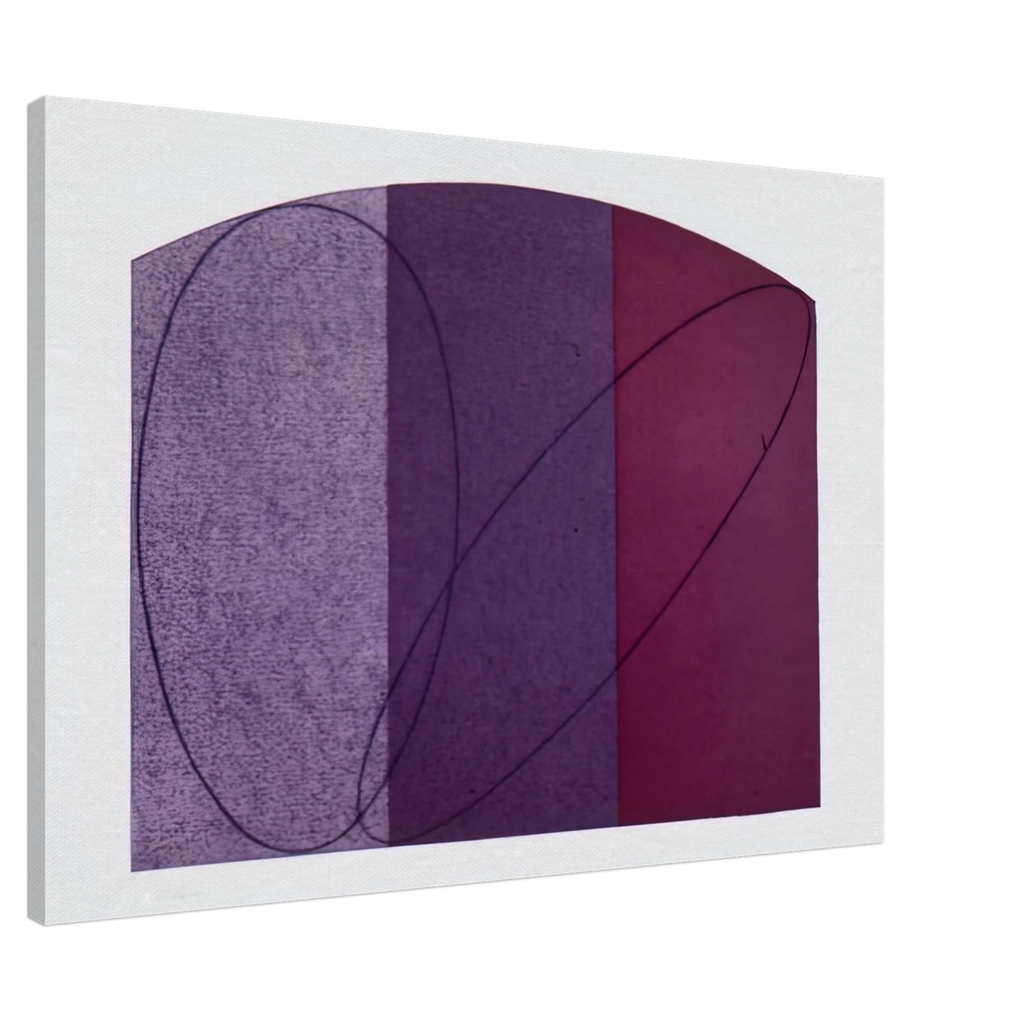 Robert Mangold - UNTITLED FCPA 1995 Canvas - 20x30 cm / 8x12 inches-canvas