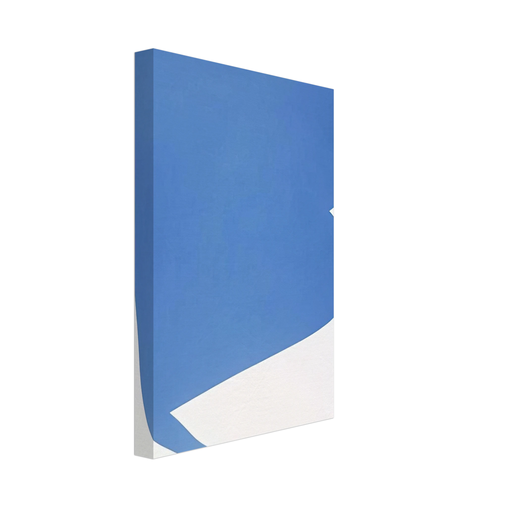 Ellsworth Kelly - Blue on White Canvas - 70x100 cm / 28x40 inches-canvas