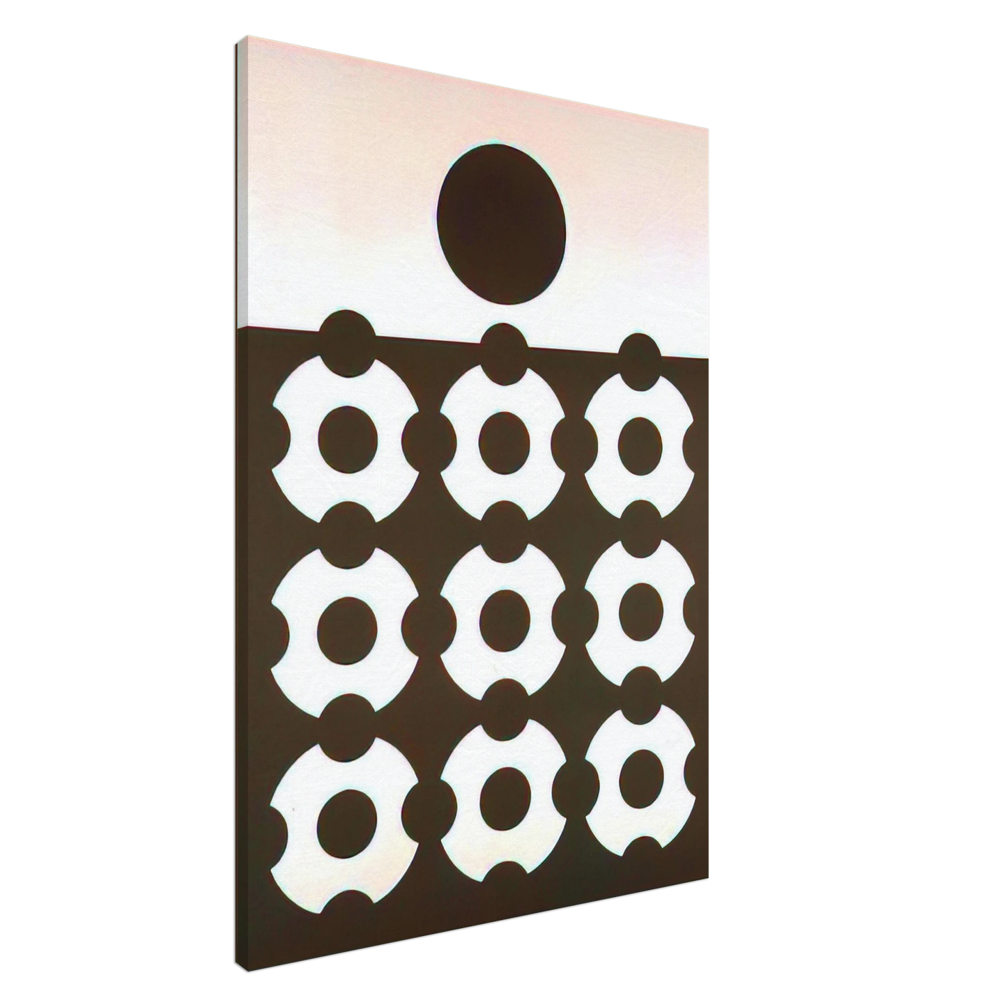 Victor Vasarely - Relief Metal - 1960 Canvas - 20x30 cm / 8x12 inches-canvas