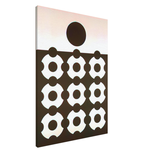 Victor Vasarely - Relief Metal - 1960 Canvas - 20x30 cm / 8x12 inches-canvas