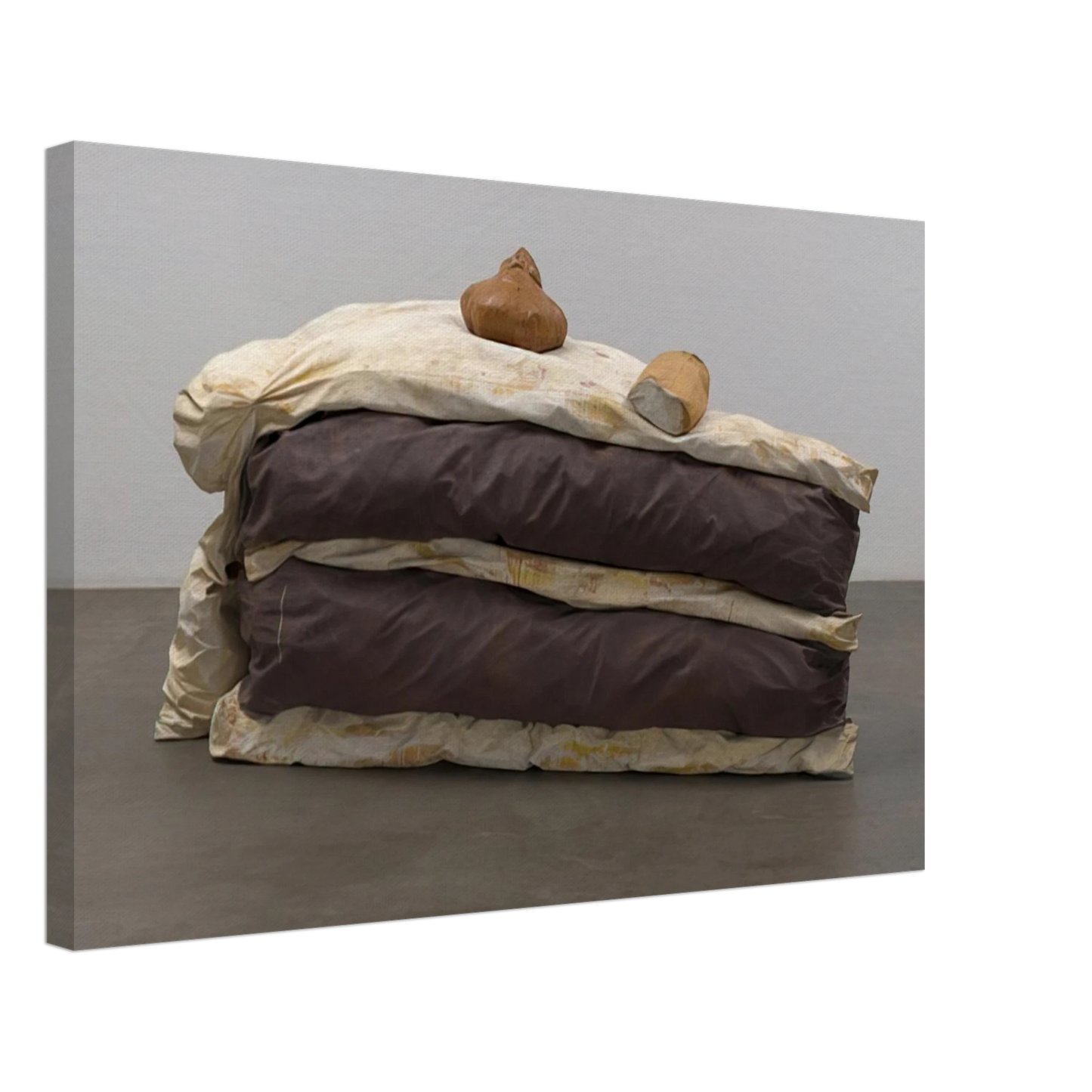 Claes Oldenburg - FLOOR CAKE 1962 Canvas - 40x60 cm / 16x24 inches-canvas