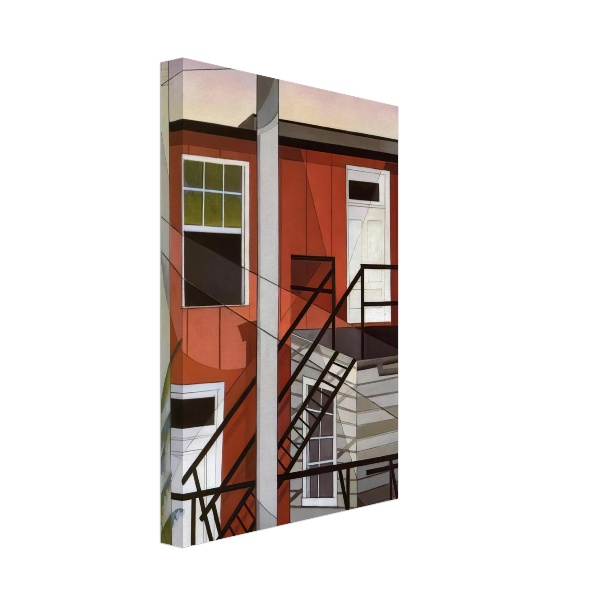 Charles Demuth - Modern Conveniences - 1921 Canvas - 40x60 cm / 16x24 inches-canvas