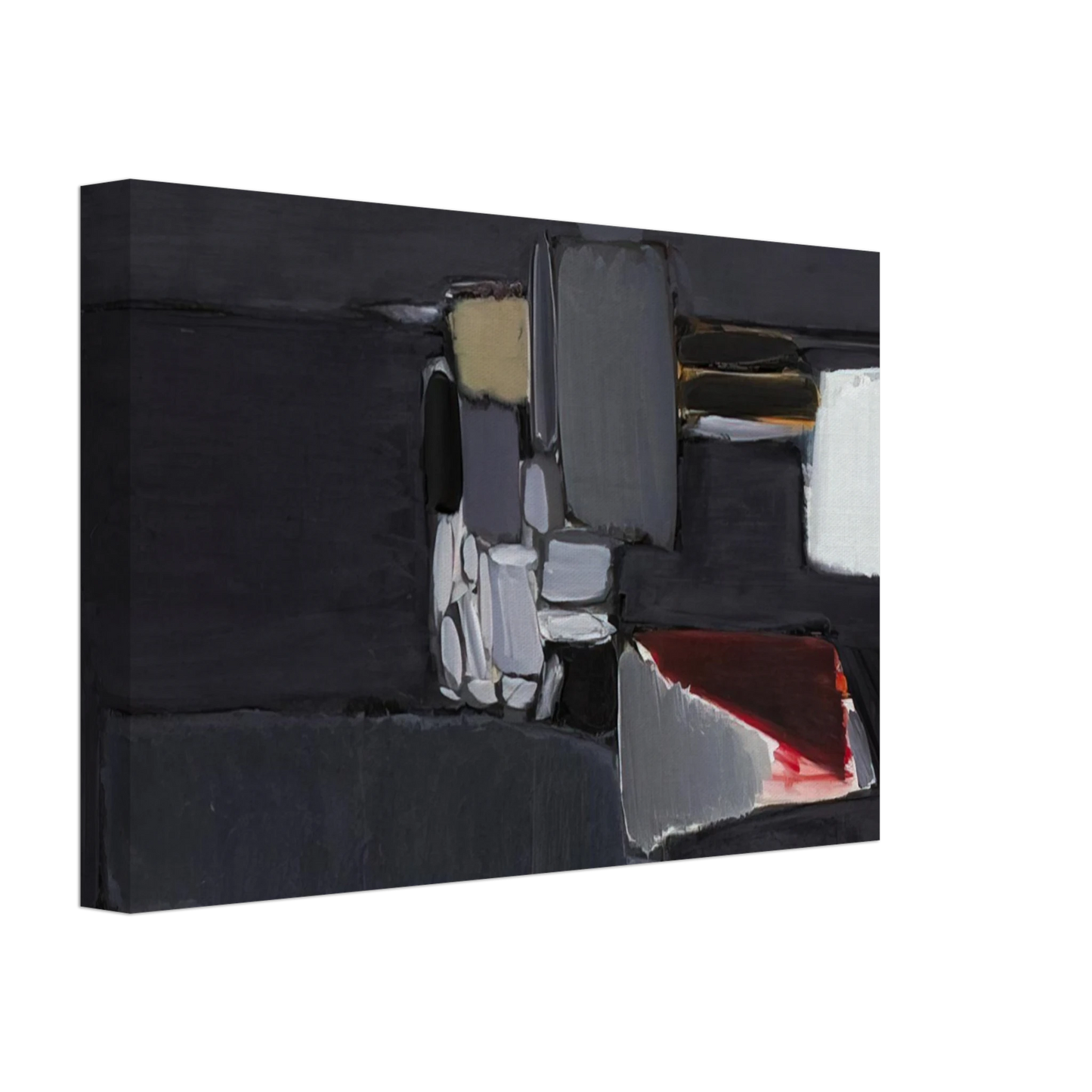 Nicolas de Stael - Nature morte en gris - 1955 Canvas - 40x60 cm / 16x24 inches-canvas