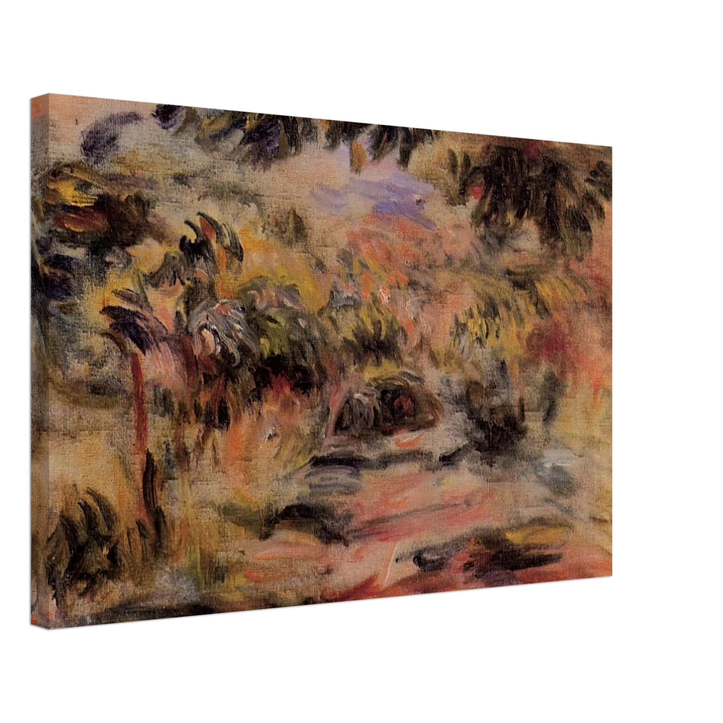 Pierre-Auguste Renoir - The Footpath Canvas - 40x60 cm / 16x24 inches-canvas