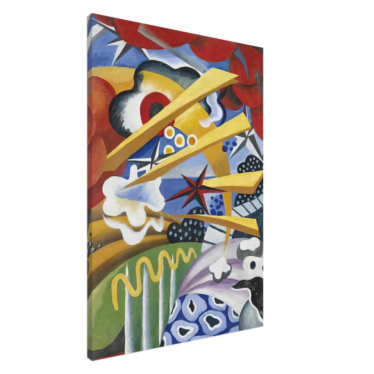 Julius Evola - Untitled - 1919 Canvas - 20x30 cm / 8x12 inches-canvas